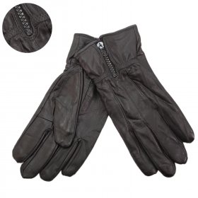 LG 010 LARGE BLACK LEATHER GLOVES