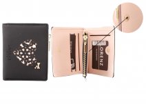 7234 LORENZ MEDIUM BLACK PURSE