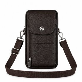 LL-606 / BROWN COWHIDE LEATHER HAND BAG