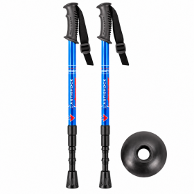 2890-Pair Navy Anti-Shock Trekking Poles (New)