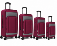 J-4021 Burgundy JustPack Expandable Suitcase Set of 4 J-4021 Burgundy JustPack Expandable Suitcase Set of 4