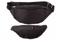 LL-88 BLACK POLYESTER BUM BAG