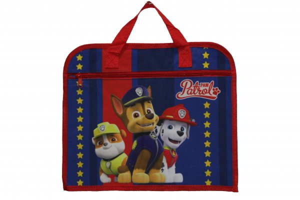 1717-7189 CHILDRENS BOOK BAG PAW-PATROL BLUE