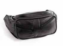 8043 *CC* P.U BUMBAG WITH 5 ZIPS