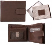 1180 TAN RFID Card Protection Genuine 100% R Leather Wallet