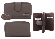 3701 RFID DARK BROWN PURSE