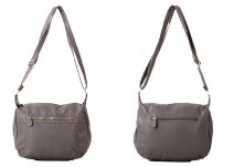 JBFB325 GREY NICOLE BROWN PU HANDBAG