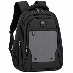 2654 Grey/Black KaiTak Pinstripe Backpack