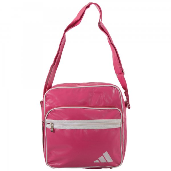 HB-PV-A-02 PINK/WHITE FAUX LEATHER HANDBAG