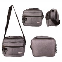 2587 GREY SHOULDER BAG/BACKPACK