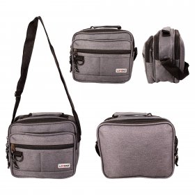 2587 GREY SHOULDER BAG/BACKPACK
