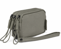 2298 Olive Grey Three Top Zip Compartments 2298 Olive Grey Three Top Zip Compartments