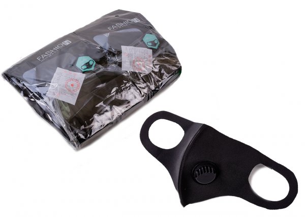 FASHION DUST PROTECTION THERMAL MASK BLK 20 PCS