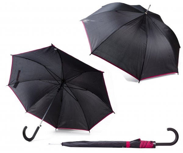 2813 Unisex Two Tone Automatic Umbrella Black/Purple