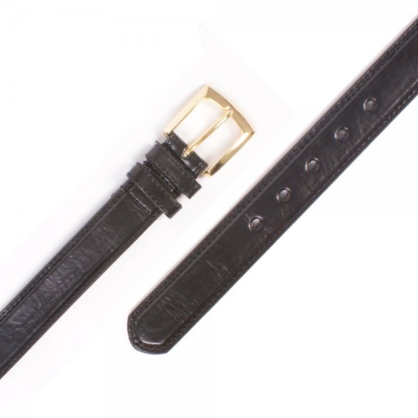 2728 1.25" BELT WITH LEATHER GRAIN BLACK X LARGE