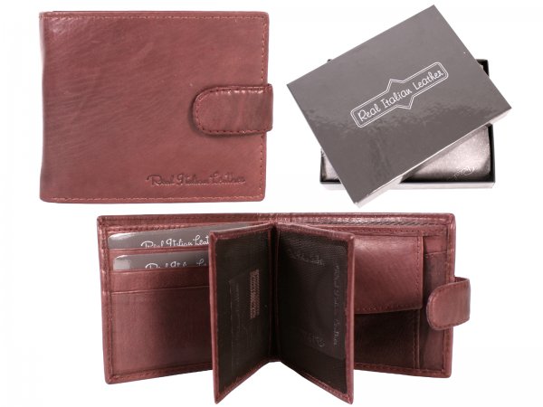 1006 BROWN ITALIAN LEATHER WALLET - S125