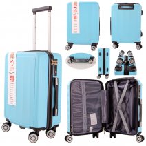 T-HC-US-02 LIGHT BLUE 17.7'' UNDER-SEAT CABIN-SIZE SUITCASE