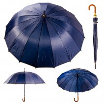 0895 NAVY PUSH-BUTTON UMBRELLA