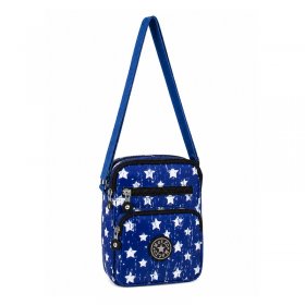LL-167 Navy Star Small Unisex Polyester Shoulder Bag (New)