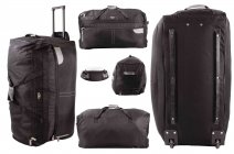 JBTB03L BLACK/GREY TRAVEL TROLLEY BAG