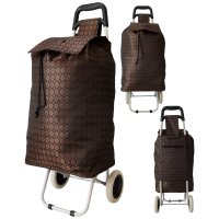 MS-001 GOLD BOX TWO WHEEL SHOPPING CART CHERRY PATTERN