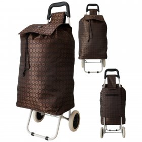 MS-001 GOLD BOX TWO WHEEL SHOPPING CART CHERRY PATTERN