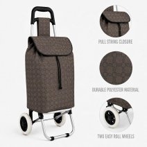 ST-05B Box Brown 2 Wheel Trolley