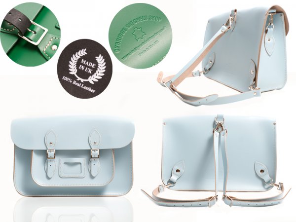 15 BABY BLUE BACKPACK OXBRIDGE SATCHEL