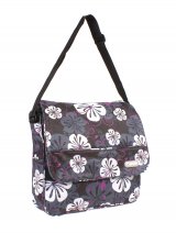 HT-1310 BLACK HI-TECH / BIG FLOWER COURIER BAG BLACK