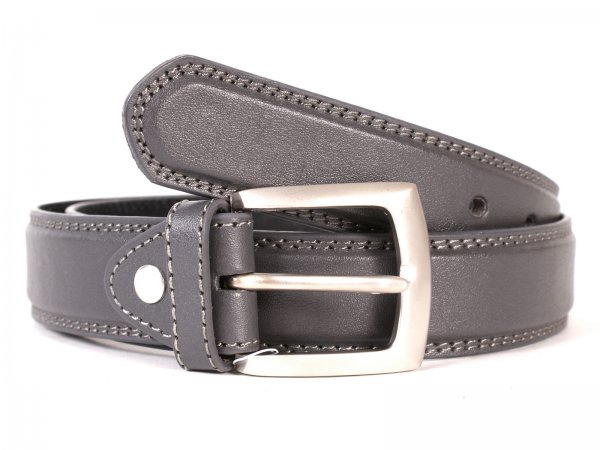 2729 GREY XL 1.25" Belt With Smooth Finish