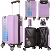 T-HC-US-1615 PURPLE UNDER-SEAT CABIN-SIZE TRAVEL TROLLEY