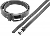 2708 BLK 1" T-TONE BELT W/ GUN METAL BUC XXL 44"-48"