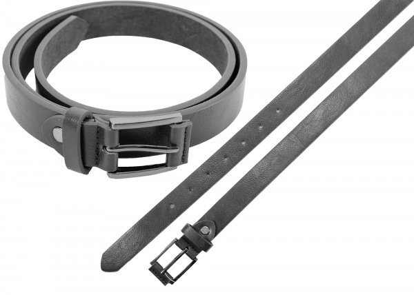 2708 BLK 1" T-TONE BELT W/ GUN METAL BUC L 36"-40"