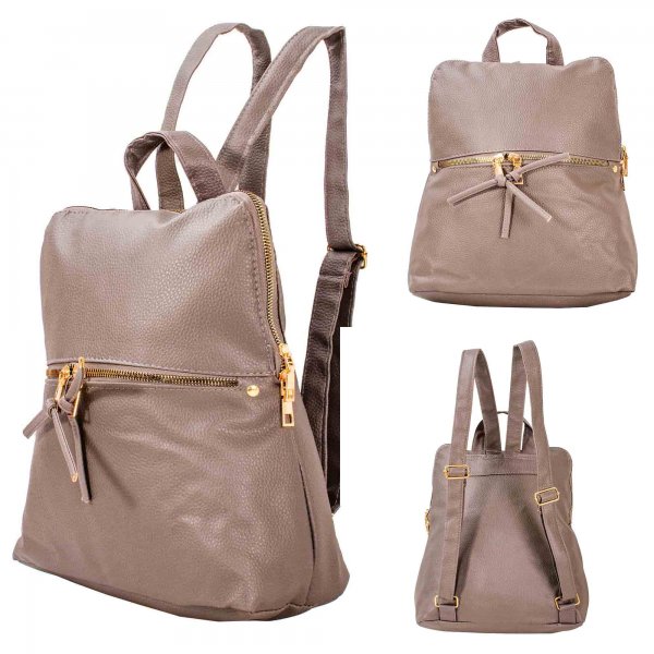 JBFB355 GREY PU BACKPACK