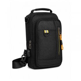 2533 Black Grained Polyester Multi-Wear Bag/ Backpack
