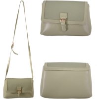 5828 ALL SAGE FAUX LEATHER HANDBAG