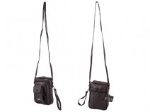 3728 BROWN Cow Hide Gents Wrist Purse