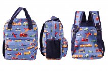 JBBP281 TRANSPORT BLUE QUILTED KID'S BACKPACK
