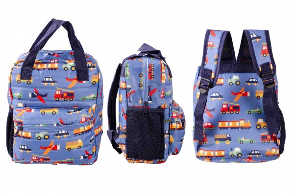 JBBP281 TRANSPORT BLUE QUILTED KID'S BACKPACK