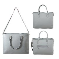 JBFB465 BLUE FAUX LEATHER HANDBAG