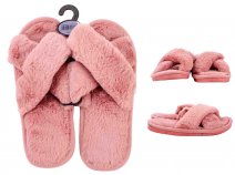 SL108 PINK LADIES SLIPPERS MEDIUM UK 5/6