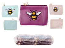 CP06 BEE APPLIQUE MINI PURSE PACK OF 12