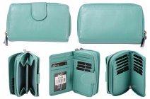 0465 LORENZ JADE LEATHER PURSE