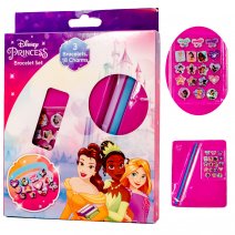 23666 PRINCESS 3PCS BRACELET SET W/18 CHARMS SET