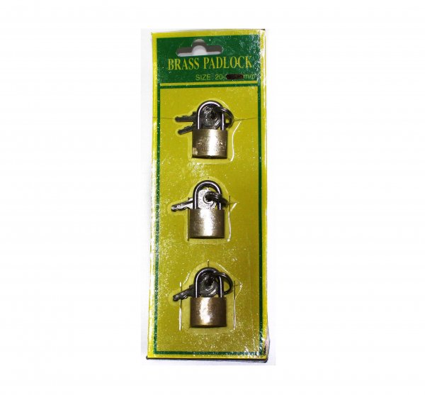 3699 3 PACK OF PADLOCKS