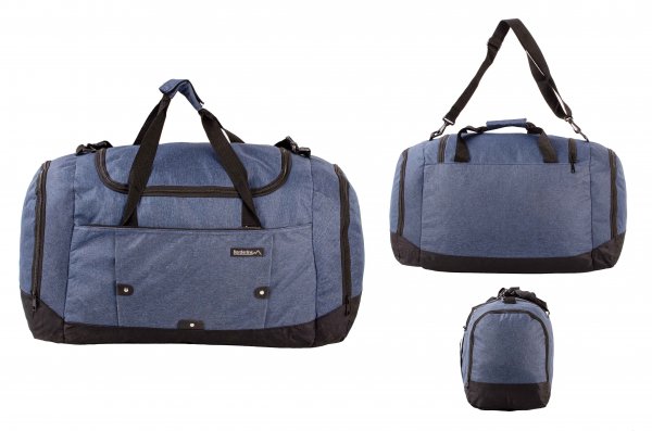 JBSB 63 NAVY & BLACK HOLDALL POLYESTER BAG