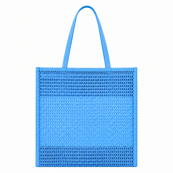 002/BLUE MESH BEACH TOTE BAG