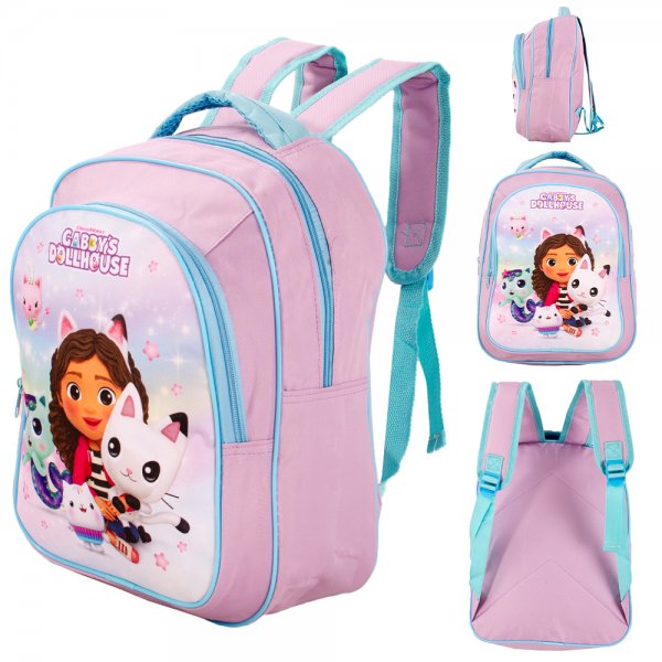 16290-3219 PURPLE GABBY'S DOLL HOUSE KIDS BACKPACK