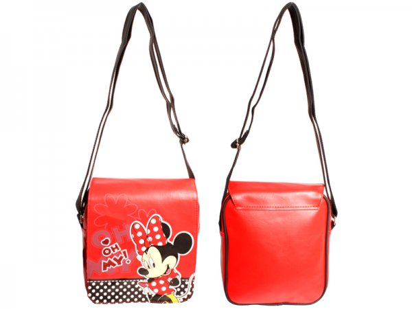 438702B - Kids Shoulder Bag Messenger Red Minnie Disney