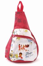 745032201 Kids Shoulder Bag Triangle Red HSM F066